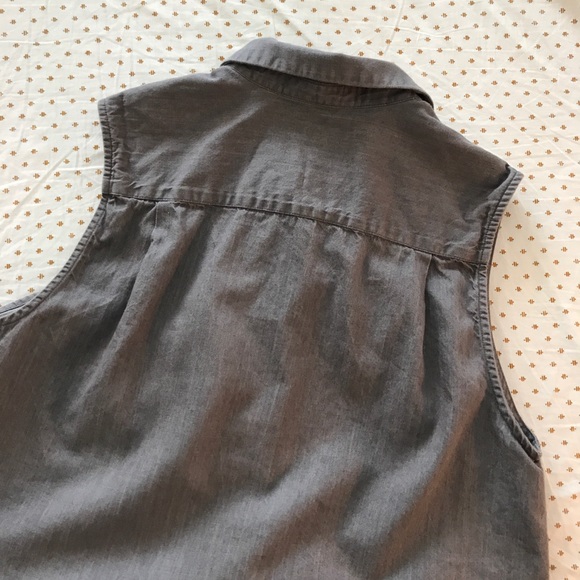 Everlane Sleeveless Gray Denim - Picture 4 of 4